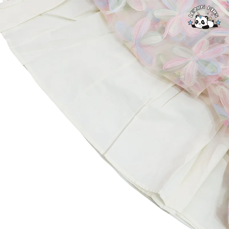 LEZONKIDS - Hot Sale Customization Elegant Dress Gentle Flower Girl Dress 2024 New Arrival for Girls